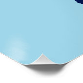 2024年ウィスコンシンの青を反転 ポスター (コーナー)