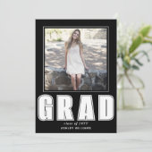 2024年エレガントの写真の白黒GRADクラス 案内状 (スタンド正面)