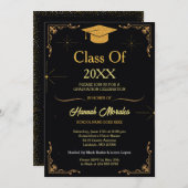 2024年エレガントの卒業生のクラス 招待状 (正面/裏面)