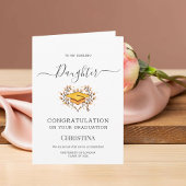 2024年エレガントクラス卒業キャップ折り畳みカード カード