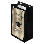 2024年エレガント卒業おめでとうございます スモールペーパーバッグ (正面アングル)