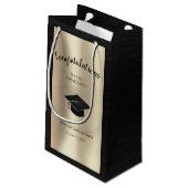 2024年エレガント卒業おめでとうございます スモールペーパーバッグ (裏面アングル)