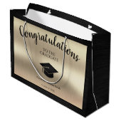 2024年エレガント卒業おめでとうございます ラージペーパーバッグ (裏面アングル)