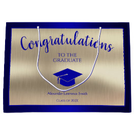 2024年エレガント卒業おめでとうございます ラージペーパーバッグ