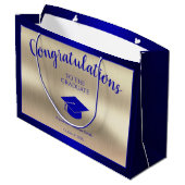 2024年エレガント卒業おめでとうございます ラージペーパーバッグ (裏面アングル)