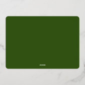 2024年エレガント大学院写真卒業クラス 箔招待状 (裏面)