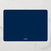 2024年エレガント大学院写真卒業クラス 箔招待状 (裏面)