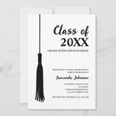 2024年エレガント学級タッセル卒業 招待状 (正面)
