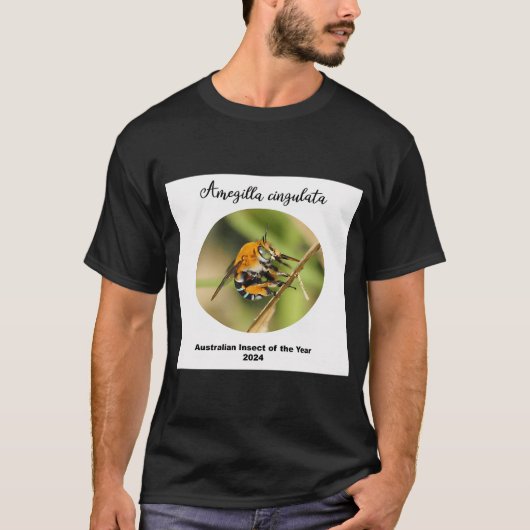 2024年オーストラリア年間昆虫 Tシャツ (正面)