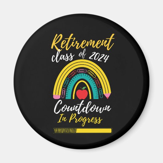 2024年カウントダウン進行中の除・売却クラス マグネット (正面)