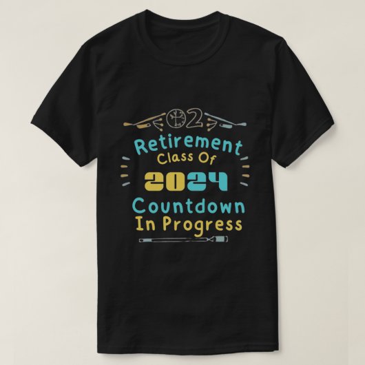 2024年カウントダウン進行中の除・売却クラス Tシャツ (デザイン正面)