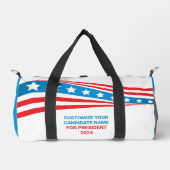 2024年カスタムのアメリカ国旗 ダッフルバッグ (正面)