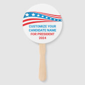 2024年カスタムのアメリカ国旗 ハンドファン (正面)