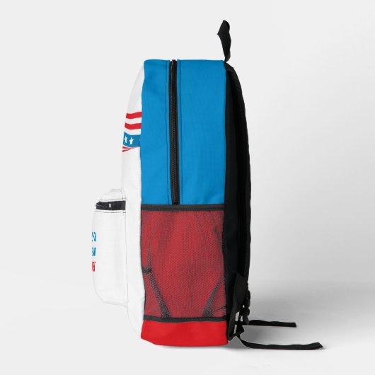 2024年カスタムのアメリカ国旗 プリントバックパック (右)