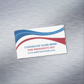2024年カスタムの政治選挙候補者 マグネット名刺 (インサイチュ)