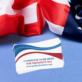 2024年カスタムの政治選挙候補者 名刺