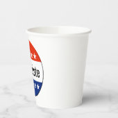 2024年カスタムの選挙候補 紙コップ (左)