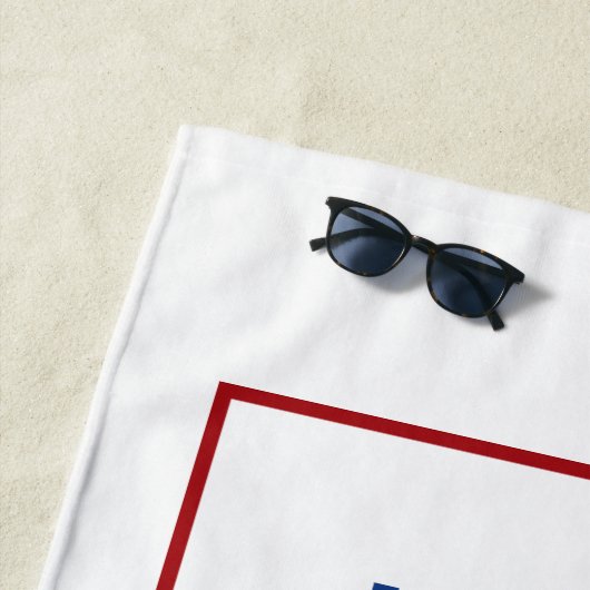 2024年カスタムトランプ副大統領 ビーチタオル (インサイチュ)