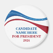 2024年カスタム大統領候補の追加 マグネット (正面)