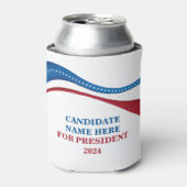 2024年カスタム大統領候補の追加 缶クーラー (缶正面)
