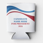 2024年カスタム大統領候補の追加 缶クーラー (正面)