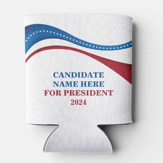 2024年カスタム大統領候補の追加 缶クーラー (裏面)