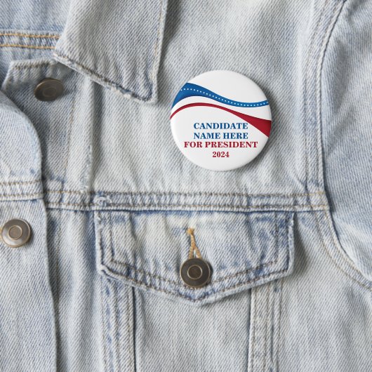 2024年カスタム大統領候補の追加 缶バッジ (インサイチュ)