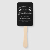 2024年カスタム白黒卒業 ハンドファン (正面)