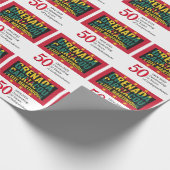 2024年カスタムGRENADA 50周年独立記念日 ラッピングペーパー (角)