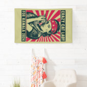 2024年カマラのためのクレイジーキャットレディ 横断幕 (インサイチュ)