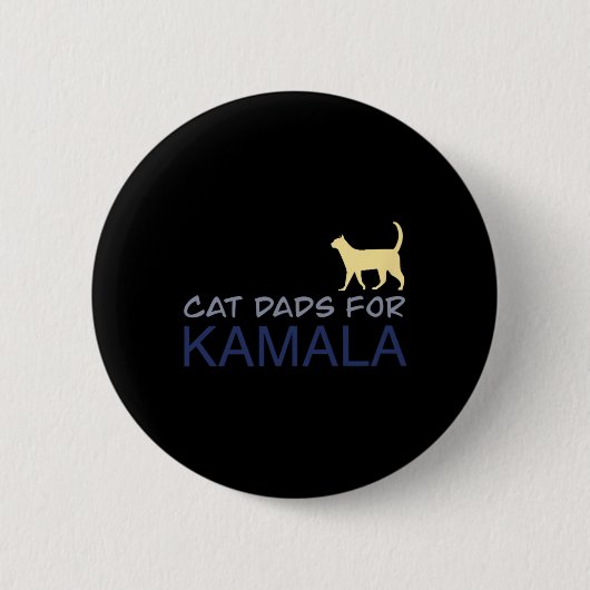 2024年カマラハリス大統領のパパ 缶バッジ (正面)