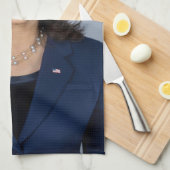 2024年カマラハリス大統領候補 キッチンタオル (四つ折り)