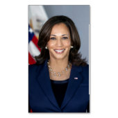 2024年カマラハリス大統領候補 マグネット名刺 (正面縦)