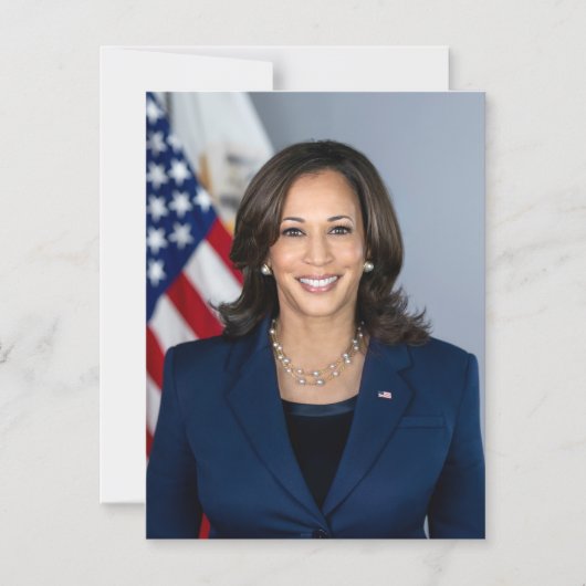 2024年カマラハリス大統領候補 マグネット招待状 (正面)