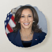 2024年カマラハリス大統領候補 ラウンドクッション (裏面)