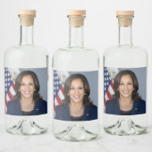 2024年カマラハリス大統領候補 リキュールボトルラベル (ボトル)
