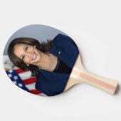 2024年カマラハリス大統領候補 卓球ラケット (横)