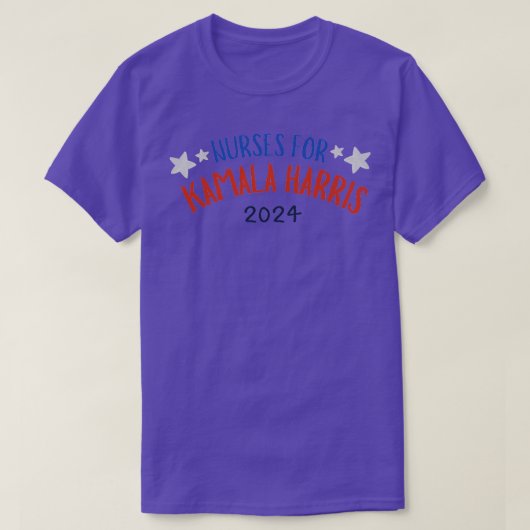 2024年カマラ大統領の選挙ナース Tシャツ (デザイン正面)
