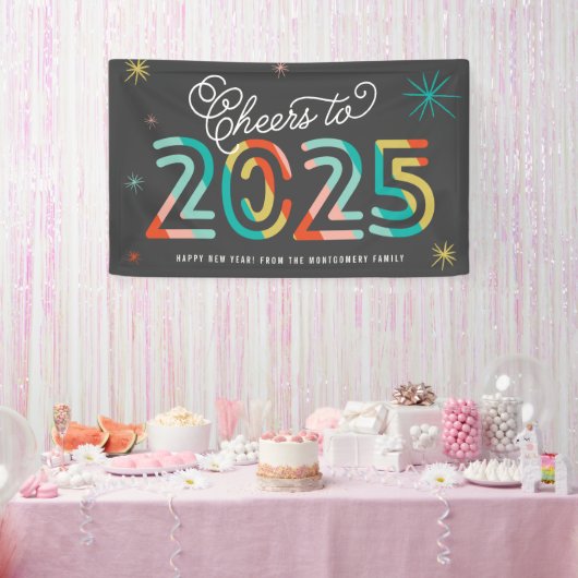 2024年カラフル元旦の祭日パモダンーティ 横断幕 (パーティー)