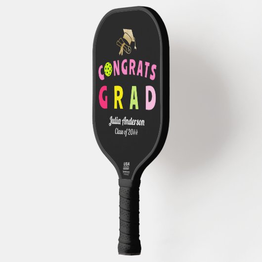 2024年カラフル卒業おめでとう卒業 ピックルボールラケット (左)