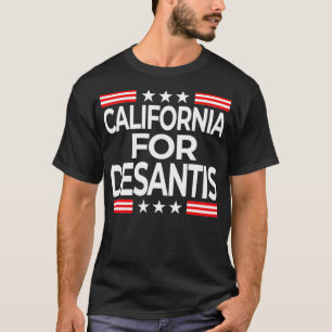 2024年カリフォルニア州大統領選挙キャンペーンのロン・デサンティス Tシャツ