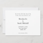 2024年カレンダーを保存威厳があるする 招待状 (裏面)