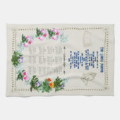 2024年カレンダータオル主の祈りの言葉 キッチンタオル (横)