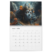 2024年カレンダーデザインby Nishiet カレンダー (3月 2026)