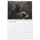 2024年カレンダーデザインby Nishiet カレンダー (2月 2026)