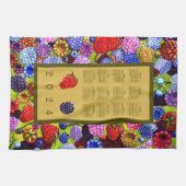 2024年カレンダーブリ縁どーズイチゴ キッチンタオル (横)