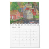 2024年カレンダーローズアンメシェルブウォーターカラーアーティスト カレンダー (2月 2026)