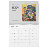 2024年カレンダーヴァネッサのアートスタジオ カレンダー (3月 2026)