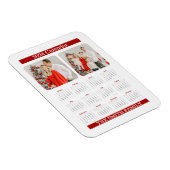 2024年カレンダー家族カスタム写真 マグネット (右側)