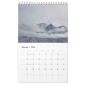 2024年カレンダー山よ後を追り夢 カレンダー (2月 2026)